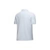 Anta Letter Polo Neck Pullover Short Sleeve T-Shirt Men Tops Light-Blue 452330103-2