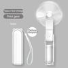 2000mAh Portable Handheld Fan USB Rechargeable Folding Hand Fan Three Speed Adjustable Portable USB Mini Charging Fan Office Fan