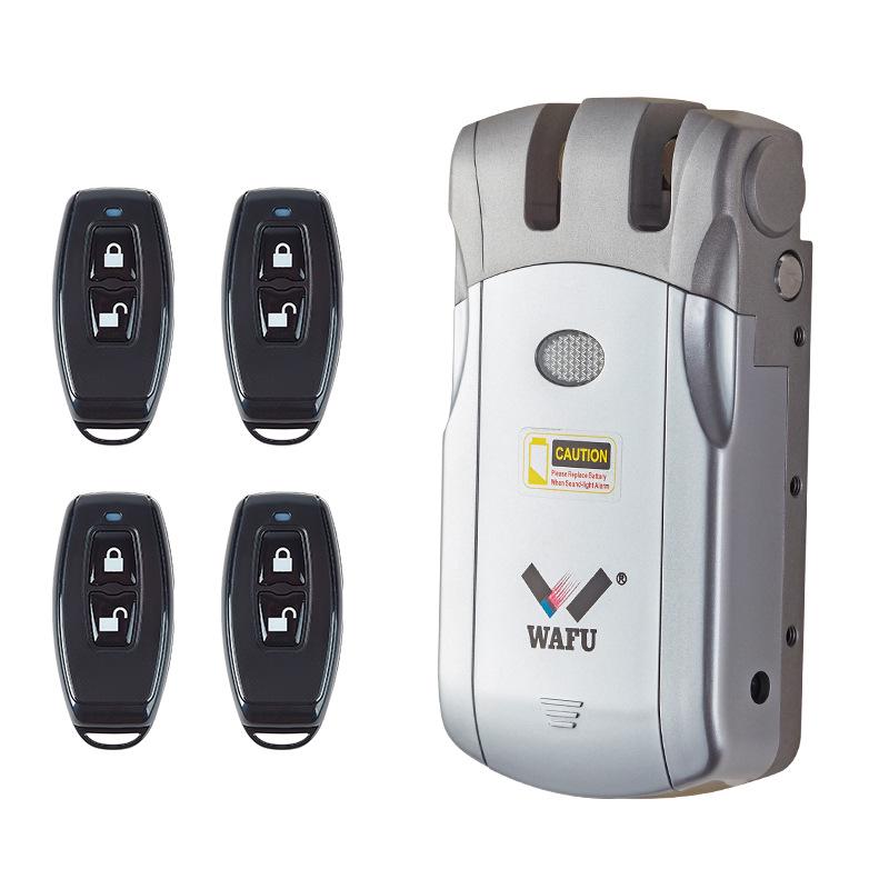 Washington Smart Invisible Remote Door Lock – Wireless Anti-theft Sliding & Hidden Lock