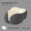 U-shaped Neck Pillow for Travel: Portable Airplane, Car, and Back Support Pillow