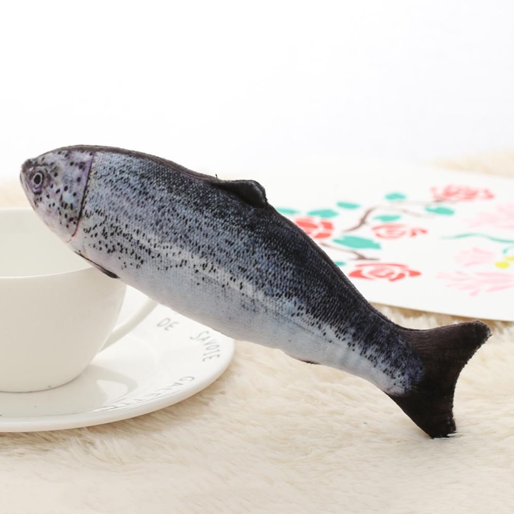 1Pc New Lovely Soft Funny Artificial Simulation Fish Cute Plush Toys Stuffed Sleeping Toy For Little Kids Playing Toy Gift