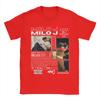 Casual Tshirt Beach Rapper Milo J Fashion Tshirts Pure Cotton Tshirt For Couple Aesthetic Plus Size 6xl Short Sleeve Tees