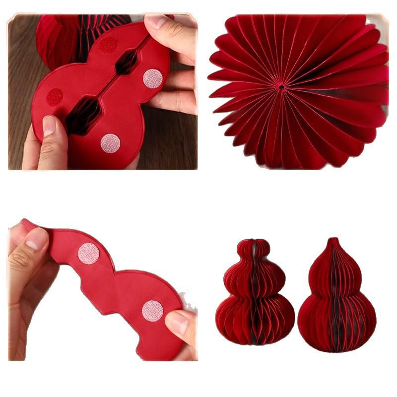 3D Gourd Ornament for Fortune & Prosperity - Perfect Housewarming Gift & Home Decor