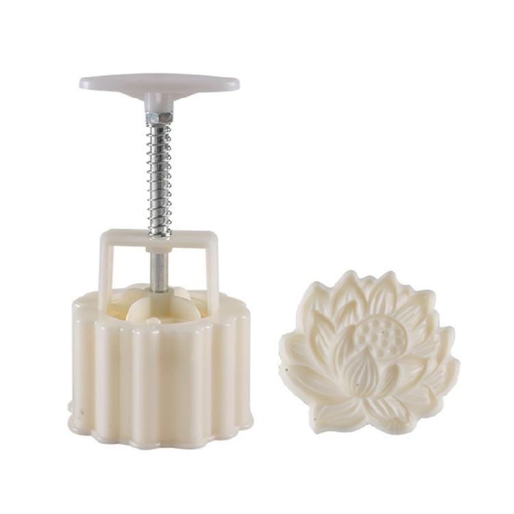 Lotus Design Hand Pressure Fondant Decoration Cookie Cutter for Baking DIY