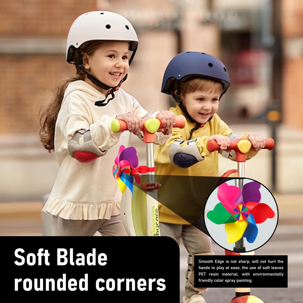 Fahrräder Lenker Windrad für Kinder Fahrräder Lenker Windrad Windmühle Drehende Blume Windrad Bunte Dekorationen