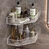 Punch-Free Triangle Wall-Mounted Bathroom Storage Shelf