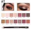 Eyeshadow Eye Shadow Palette & Makeup kosmetiska borste