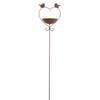 Retro Bird Feeder Ground Plugin Decorative Bird Feeding Dish Crafts Bird Water Bowl  Drinking