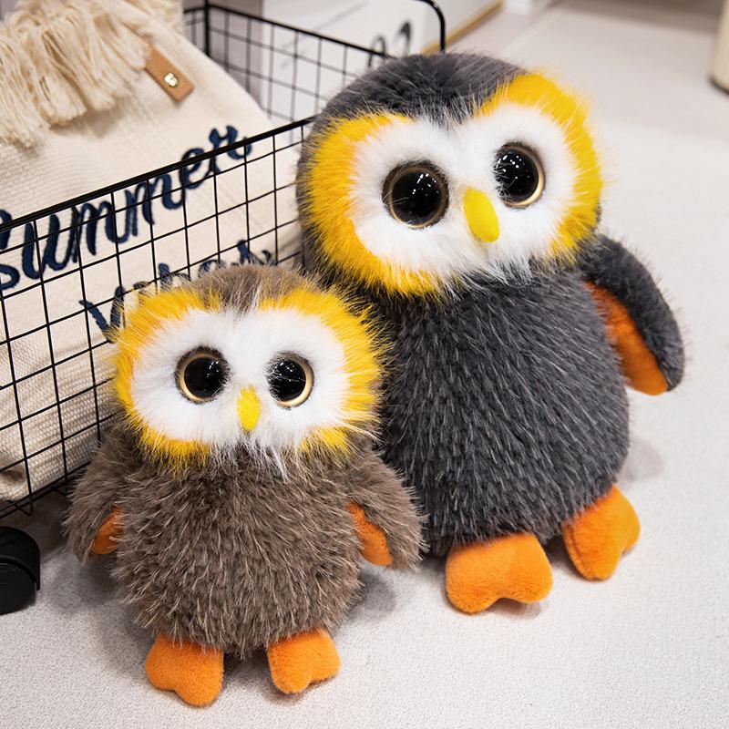 Simulation Cartoon Owl Plush Toys Children's Cute Gift Ornaments Birthday Gift