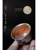 Mu Xi Hand-Painted Peony Ceramic Tea Cup: Exquisite Small-Capacity Tasting Cup