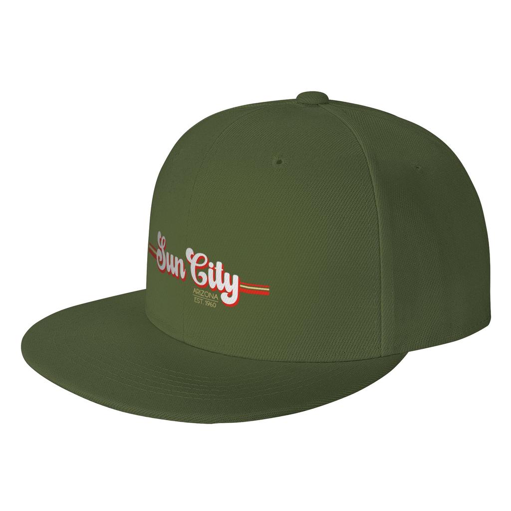Fashion Sun City Retro Flat Brim Sun Hat Distressed Denim Hat Unisexs Hats