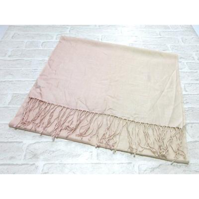 Used Shipping Included COURO COMPANY Pink Gradient Cashmere Silk Large Stole (Cashmere Silk Wrap Shawl Muffler)