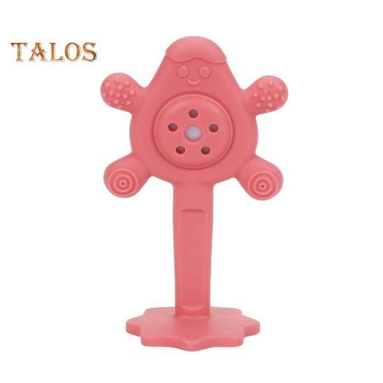 

Дитяче брязкальце. Іграшка для прорізування зубів. Силіконова брязкальце для немовлят. Легко тримати. Чистити. Розвиває моторику. Іграшка для сенсорного розвитку. червоний