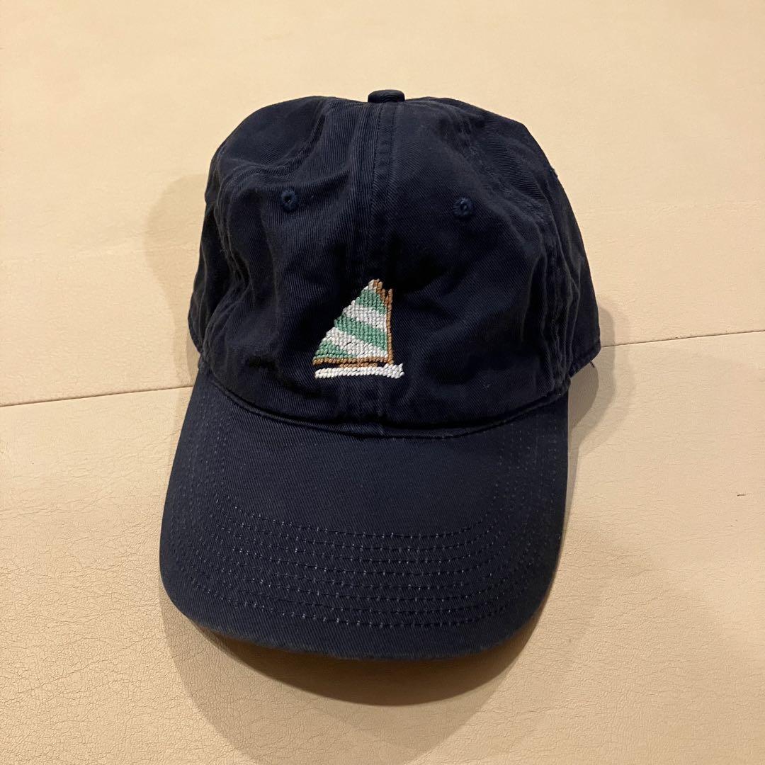 

[USED] SMATHERS & BRANSON Navy Sailboat Embroidered Cap
