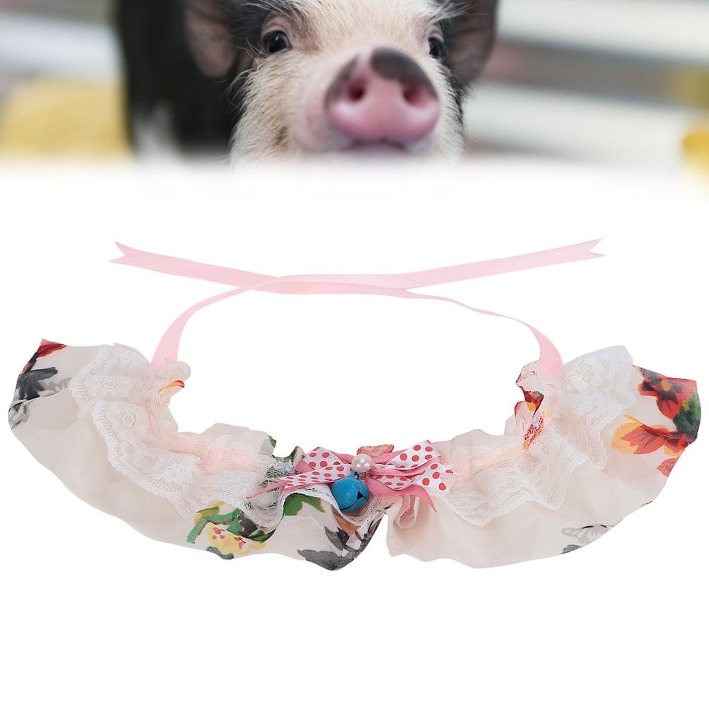 Pet Lace Bib Little Pig Princess Fairy Style Costume Bib Pet Decoration Accessories