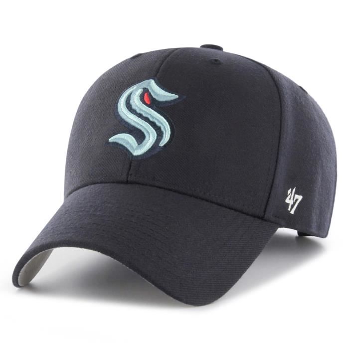 Casquette Décontractée - 47 Brand - MVP Seattle Kraken - Ajustable - Couronne Structurée - Automne/Hiver