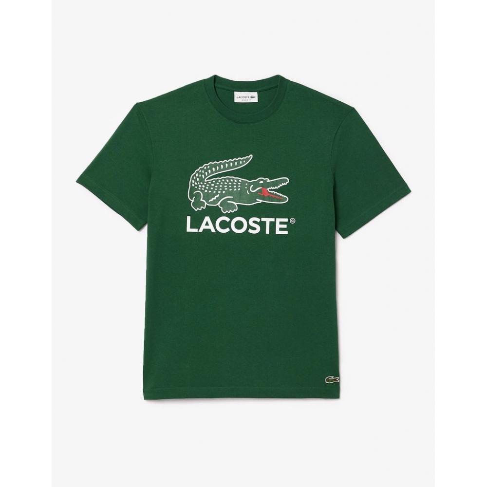 

Lacoste Футболка с рисунком крокодила для мужчин S Big Croc Th6396 54g 132 004