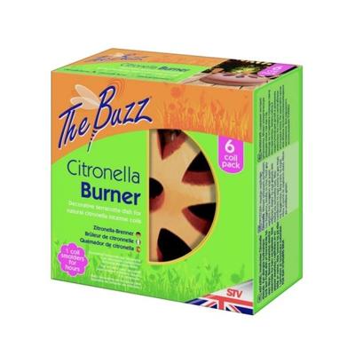Zitronella-Brenner-Spulen (Packung mit 6)