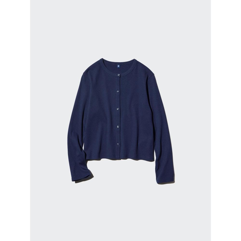 Uniqlo Japan Girls Soft Rib Cardigan