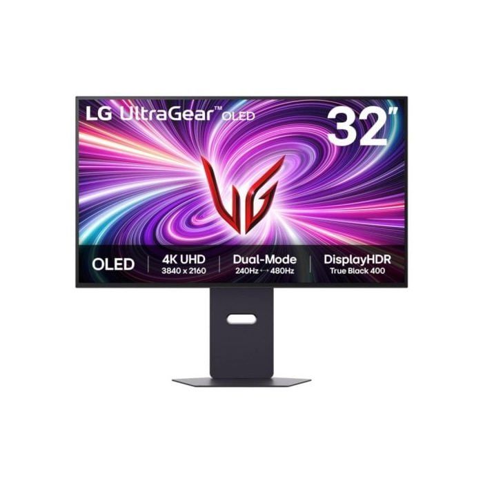 Moniteur - LG - Ultragear 32GX870A-B - 32" UltraHD 4K - 480Hz - OLED - 0,03ms - G-SYNC - FreeSync