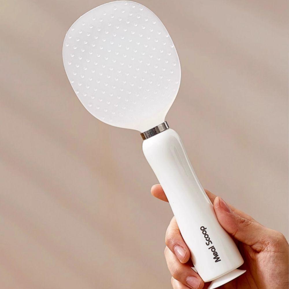 Easy to Clean Suction Cup Rice Spoon Heat-resisting Magnetic Rice Spoon Househol