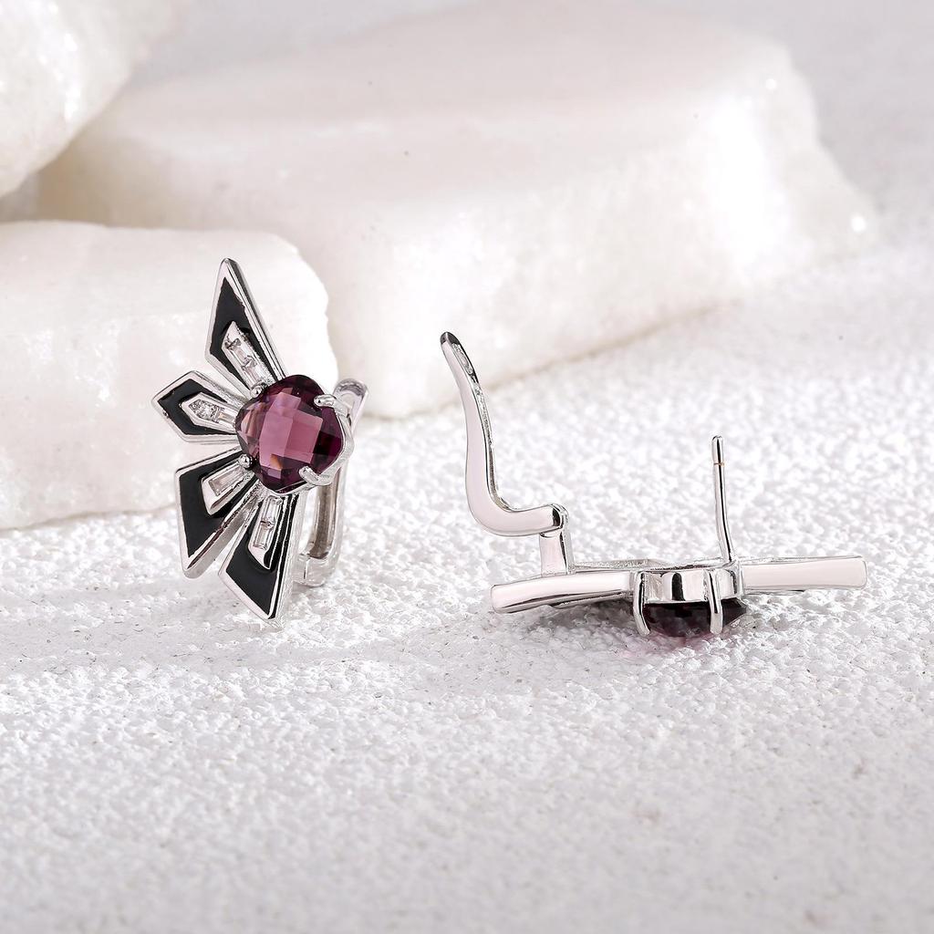 Matte Gold & Silver Hong Kong Style Designer Earrings for Women - European, American, & Korean Minimalist Collection