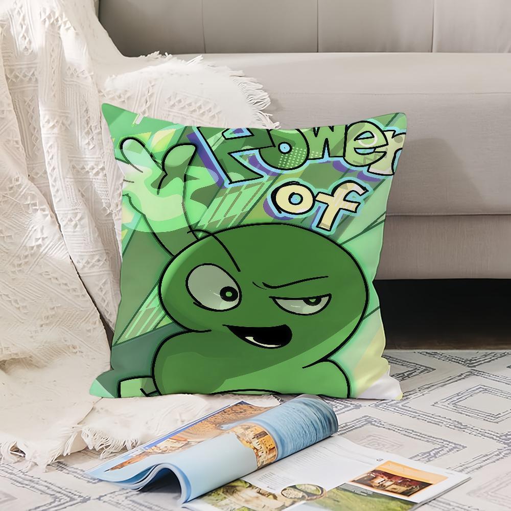 Cartoon Cute B-Bfdi Pillow Case Office Cushions Suitable For Sofa Car Bedroom Decorative Cushion Cover