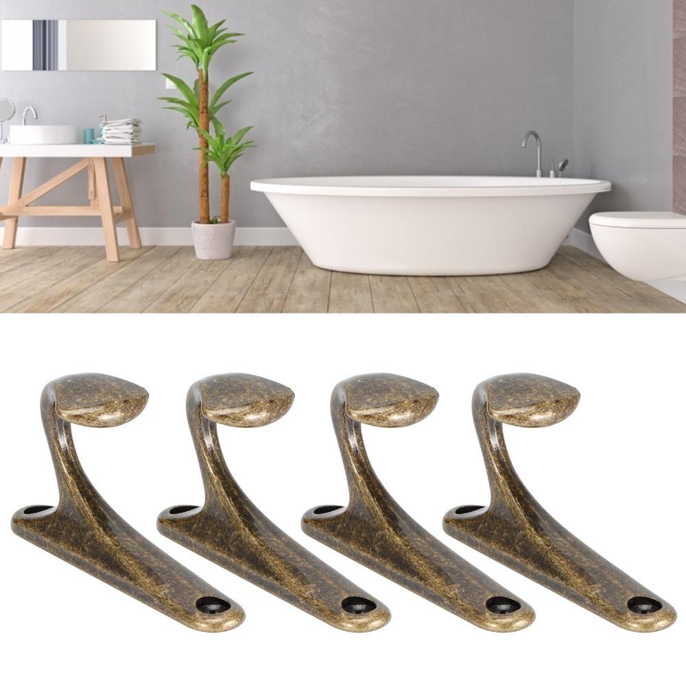 4pcs Multipurpose Coat Hooks Space Saving Wall Mounted Hooks Convenient Storage Hooks Living Room