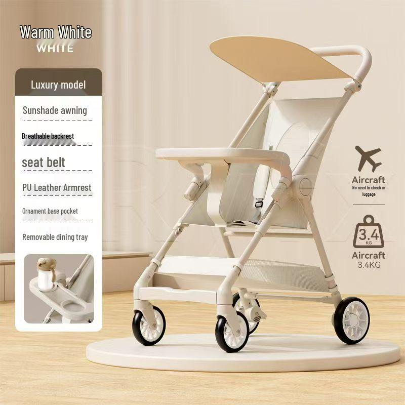 Passeggino Pieghevole Compatto per Bambino: Leggero, Reclinabile e Portatile per Viaggiare Facilmente
