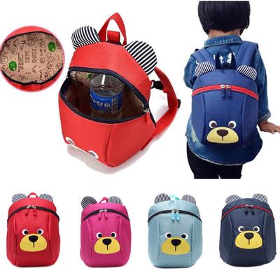 Children Cartoon Figure Anti Lost Backpack Safety Harness Leash Strap Bag For Walking Toddler Kids