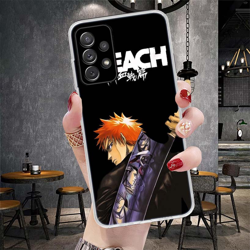 Kurosaki Ichigo Bleach Soft Phone Case For Samsung Galaxy S22 S23 S24 S25 Edge S26 Ultra S20 FE S21 Plus + Fundas Coque Galaxy S