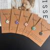 Neue Blume Anhänger Halskette für Damen Koreanische Mode Süß Romantisch Choker Halskette Goldene Farbe Gliederkette Hals Schmuck Geschenk