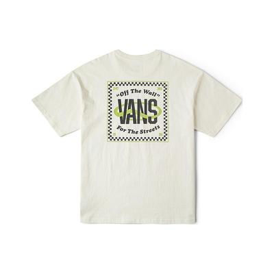 Vans T Shirts Unisex Ecru Crew Neck Moderate VN000GS1FS8