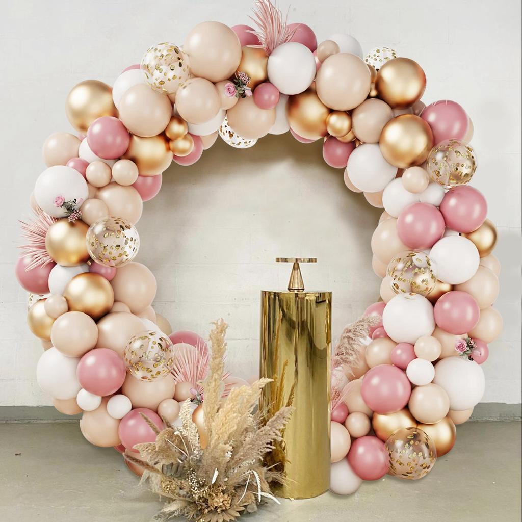 Tender Orange Pink Macaron Balloon Garland Arch Kit Birthday Party Decor Kids Wedding Birthday Party Supplies Baby Shower Ballon