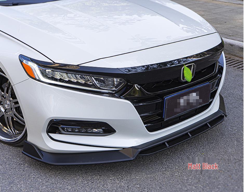 10e Generatie Accord Inspire Voorlip, Sideskirts, Achter- & Boven Spoilers, Louvers & Voorste Splitter Kit