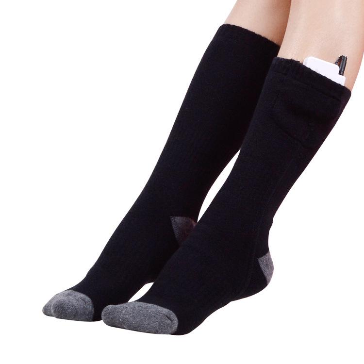 Rechargeable Electric Heated Socks - Unisex Winter Foot Warmers