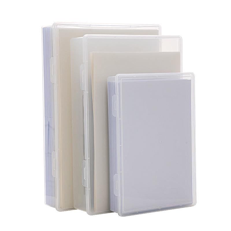 Transparent A3 File Bag - Large Capacity Art Storage Box and 8K Drawing Album Organizer