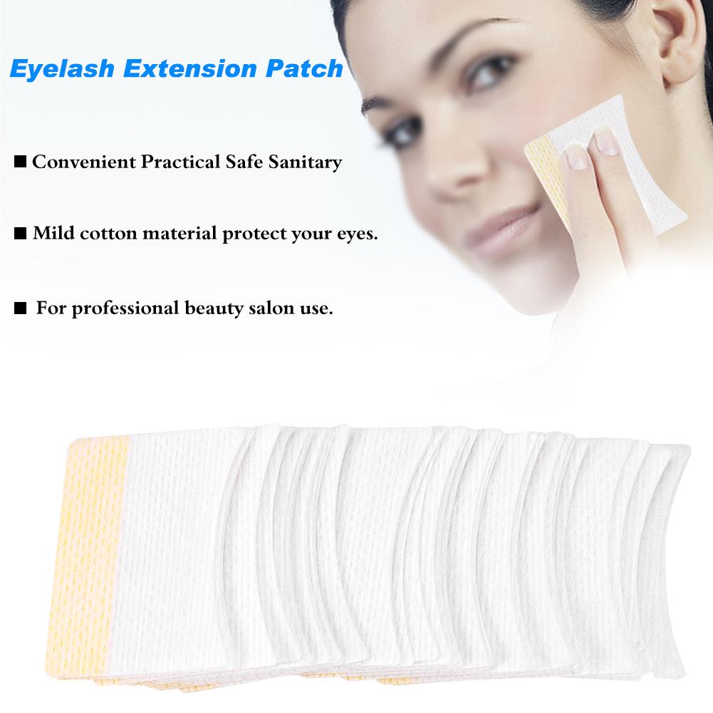 80pcs Cotton Disposable Eyelash Extension Patch Stickers Shield Under Pad Makeup Tool