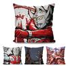 U-Ultraman Animated Hero Pillow Case Square Pillow Bedroom Sofa Leisure Comfort Cushion Car Living Room Home Decoration 40X40