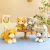 Kitten Doll Plush Toy Lying Posture Kitten Cheap Cat Garfield Ornament Doll Birthday Gift Cute Pet