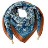Women's Suction Button Square Scarf Printed Scarf Printed Temperament Square Scarf