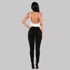 Women Sexy High Waist Fashion Wide Casual Leg Summer Beach Pocket Pants