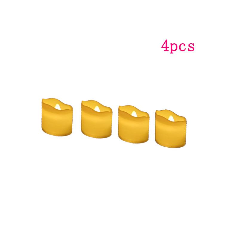 Weihnachten Flammenlose LED Kerze Heimparty Hochzeit Weihnachtsdekorationen Romantische Atmosphäre Elektronische Batteriebetriebene Kerzen