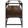 Vidaxl Szafka Pod Tv Ze Szklanym Blatem, Brązowy Dąb, 98X35X51 Cm