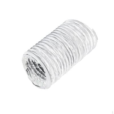 -Vent Pipe, 19ft Long Aluminum Exhaust Duct for Ducts, Fan Ducts