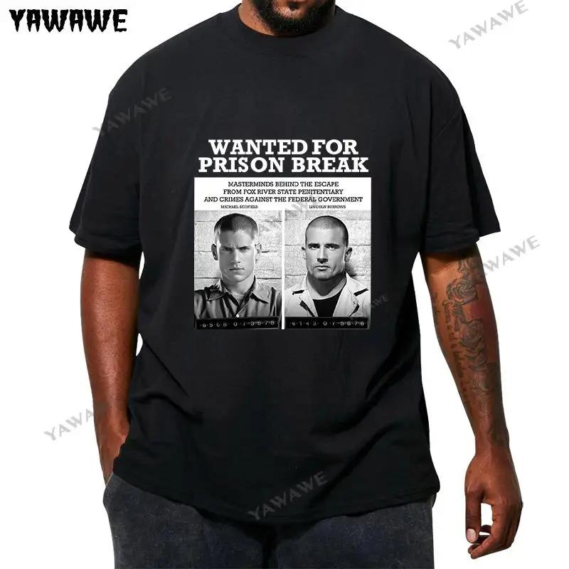 

Футболка унисекс, хлопковые топы унисекс, фитнес, разыскивается за побег из тюрьмы, футболка унисекс, дизайн для пар, черная футболка унисекс, размер евро, прямая поставка L