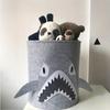 1/2/3/5PCS Baby Storage Basket Panda Dinosaur Cartoon Felt Organizer Laundry Dirty Clothes Bucket Toy Storage Box Gift Ideas