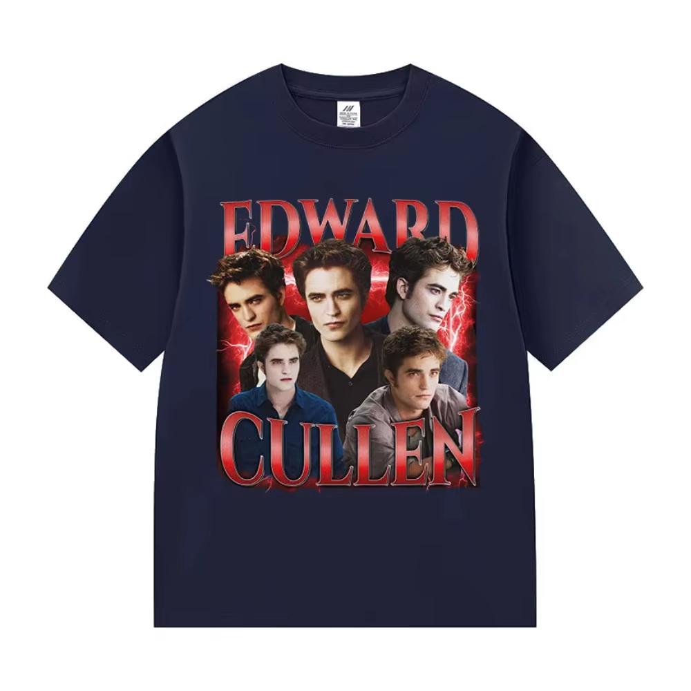 2026 Summer Fashion Trendy Tee Limited Twilight Eggward Cullen Graphic T Shirts Men Women Harajuku High Quality Retro T-shirt