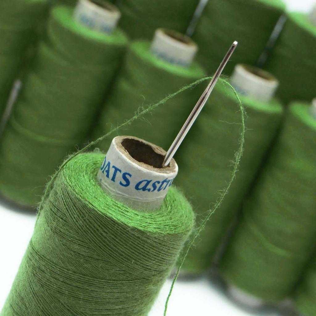 Polyester Thread Sewing Supplies Green Wholesale Spool New Spun 10 Pcs