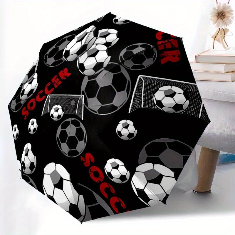 Soccer Umbrella Automatic Opening and Closing Folding Portable Automatic Automatic Umbrella All Seasons Universal Travel Daily
